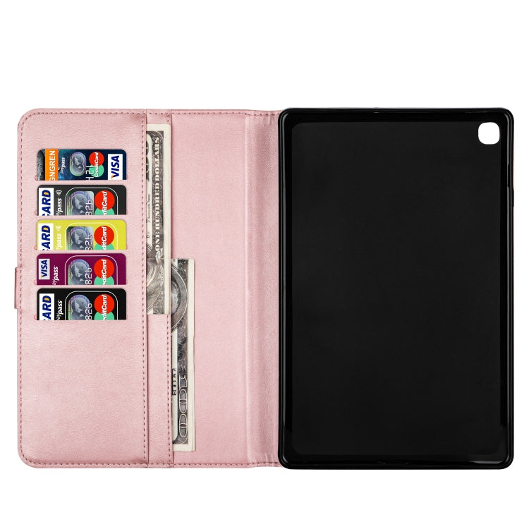 For Samsung Galaxy Tab S5e T720 / T725 Tablet Fashion Calf Texture Zipper Horizontal Flip Leather Case with Stand & Card Slots & Wallet & Wake-up / Sleep Function