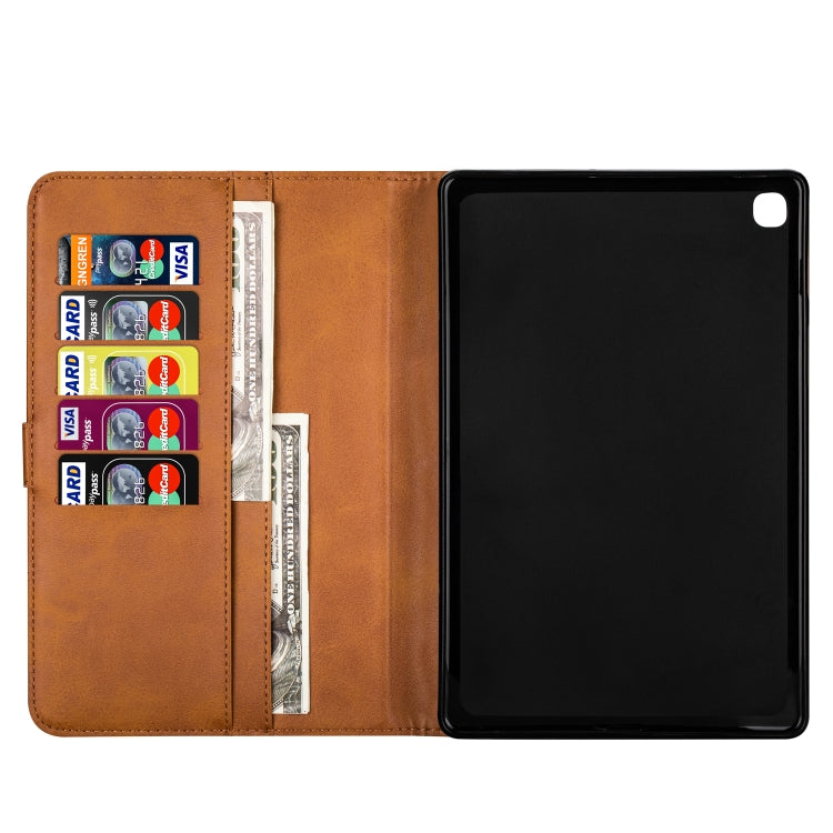 For Samsung Galaxy Tab S5e T720 / T725 Tablet Fashion Calf Texture Zipper Horizontal Flip Leather Case with Stand & Card Slots & Wallet & Wake-up / Sleep Function