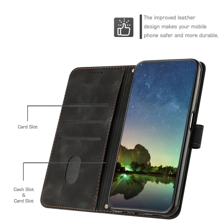 For itel P55+ Dream Triangle Leather Phone Case with Lanyard