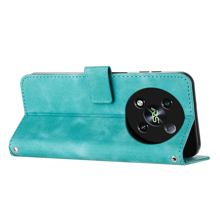 For itel RS4 Dream Triangle Leather Phone Case with Lanyard