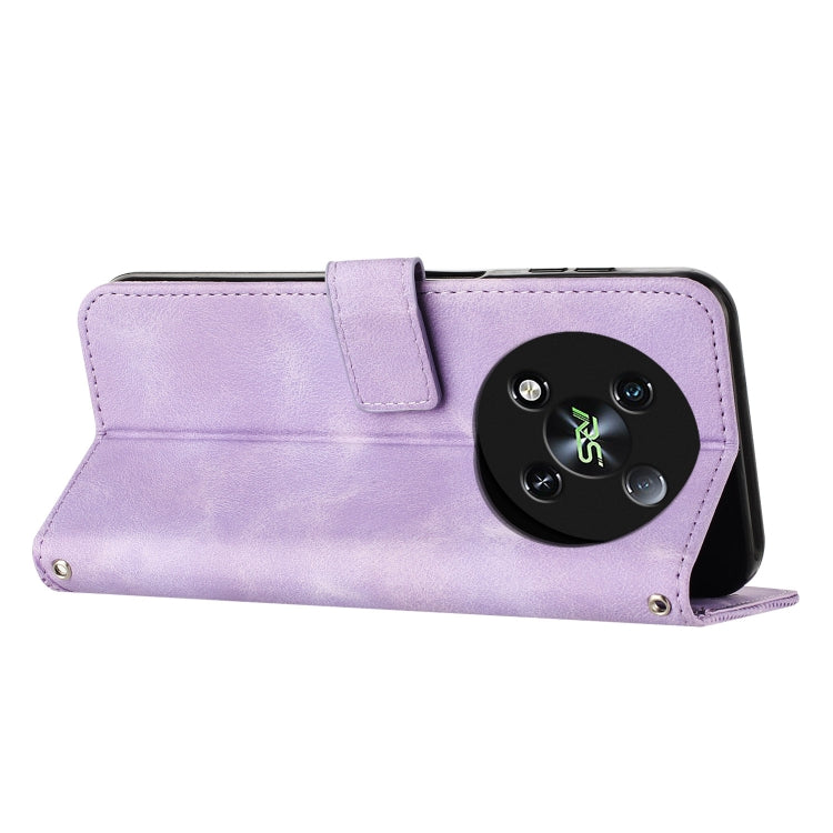 For itel RS4 Dream Triangle Leather Phone Case with Lanyard