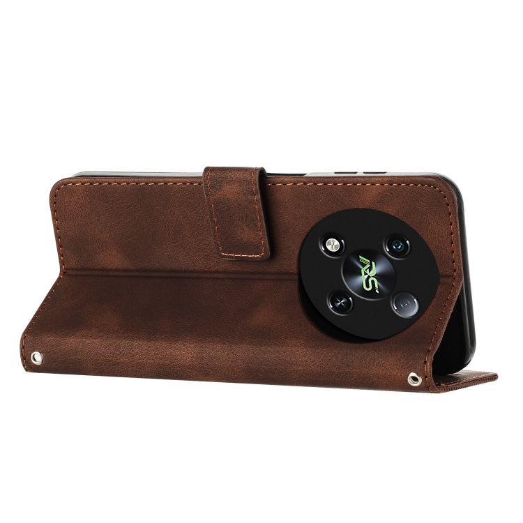 For itel RS4 Dream Triangle Leather Phone Case with Lanyard