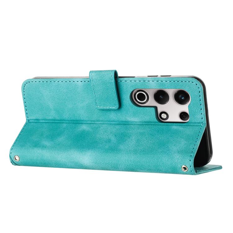 For itel S25 Ultra Dream Triangle Leather Phone Case with Lanyard