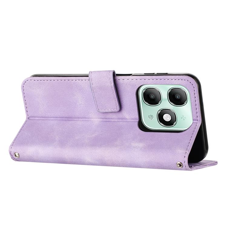 For itel A90 4G Dream Triangle Leather Phone Case with Lanyard
