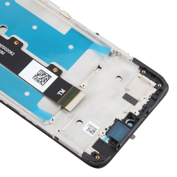 For Motorola Moto G06 OEM LCD Screen Digitizer Full Assembly with Frame