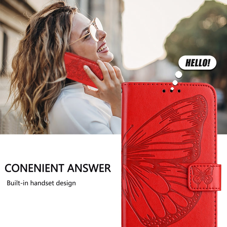 For Samsung Galaxy S10 Embossed Butterfly Leather Phone Case
