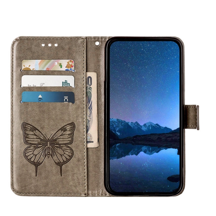 For Xiaomi Poco X6 Neo 5G Global Embossed Butterfly Leather Phone Case
