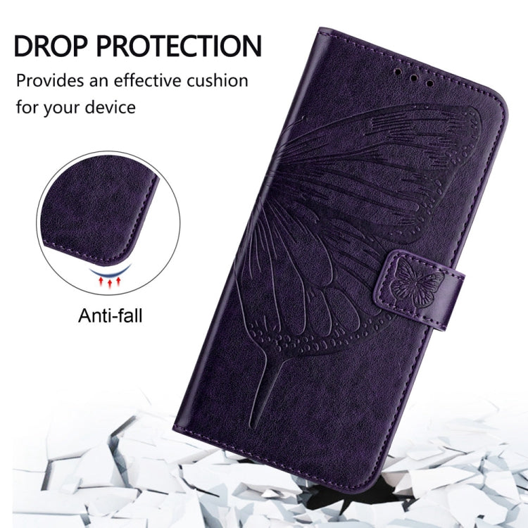 For Xiaomi Redmi 7 Embossed Butterfly Leather Phone Case