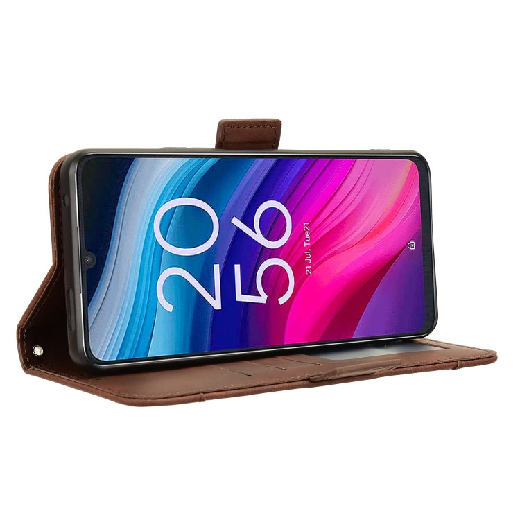 For TCL 50 5G Skin Feel Calf Texture Card Slots Leather Phone Case