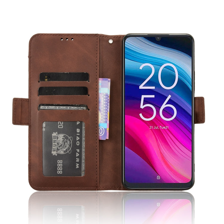 For TCL 50 SE 4G Skin Feel Calf Texture Card Slots Leather Phone Case