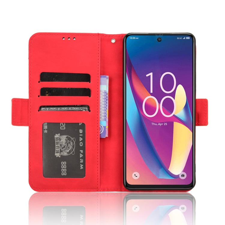 For TCL 50 XL 5G Skin Feel Calf Texture Card Slots Leather Phone Case