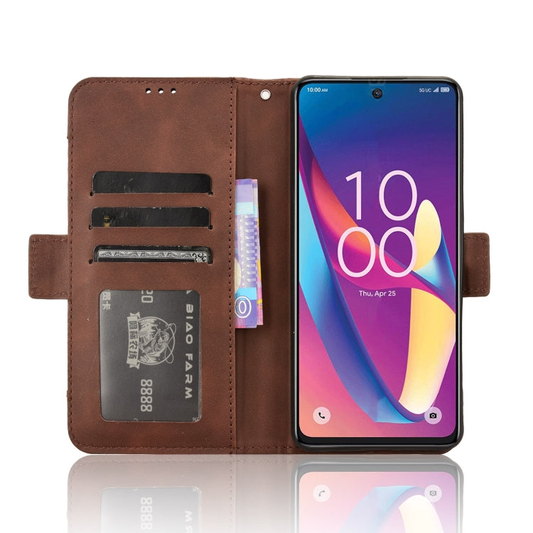For TCL 50 XL 5G Skin Feel Calf Texture Card Slots Leather Phone Case