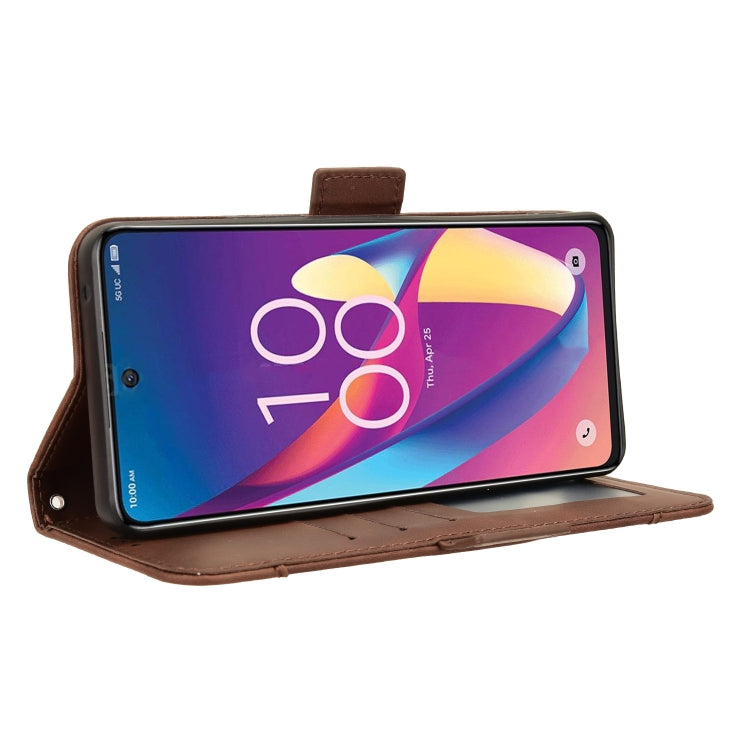 For TCL 50 XL 5G Skin Feel Calf Texture Card Slots Leather Phone Case
