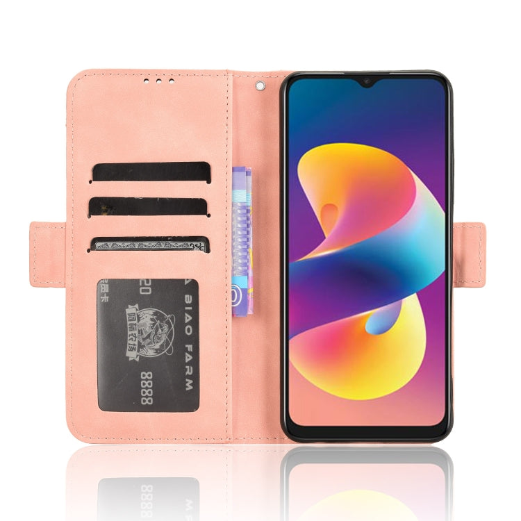 For TCL 50 LE Skin Feel Calf Texture Card Slots Leather Phone Case