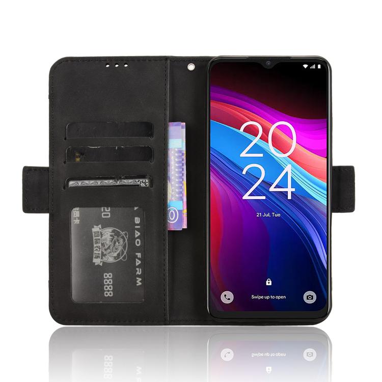 For TCL 503 Skin Feel Calf Texture Card Slots Leather Phone Case