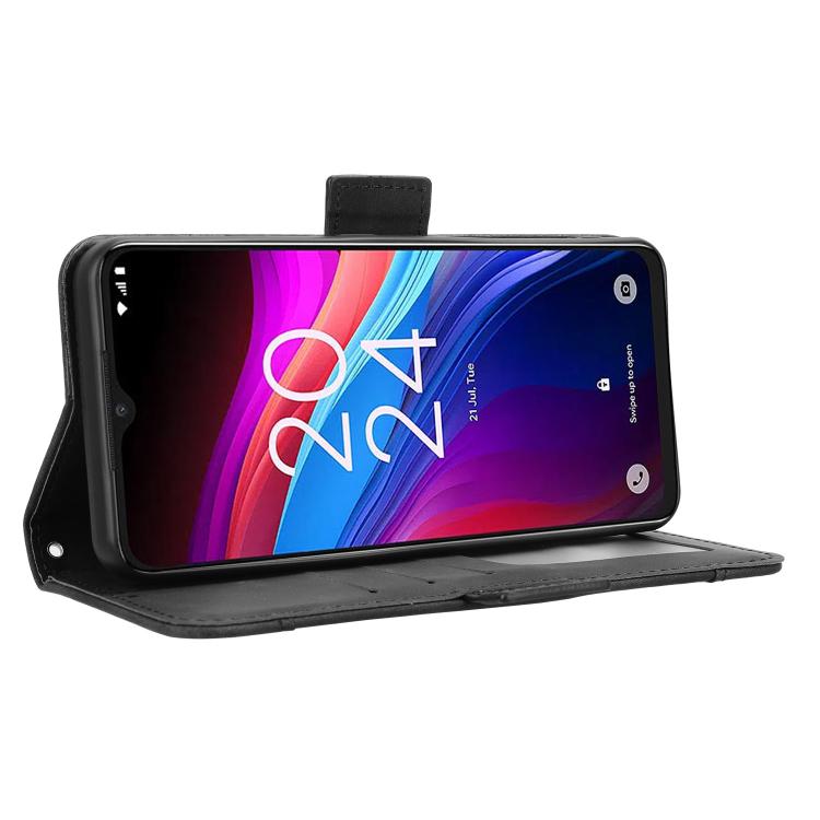 For TCL 503 Skin Feel Calf Texture Card Slots Leather Phone Case