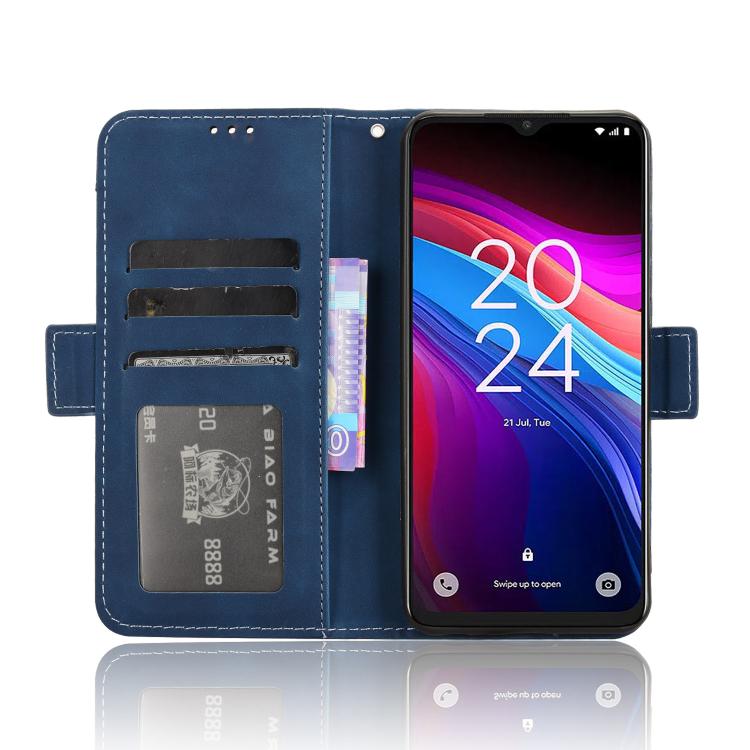 For TCL 503 Skin Feel Calf Texture Card Slots Leather Phone Case