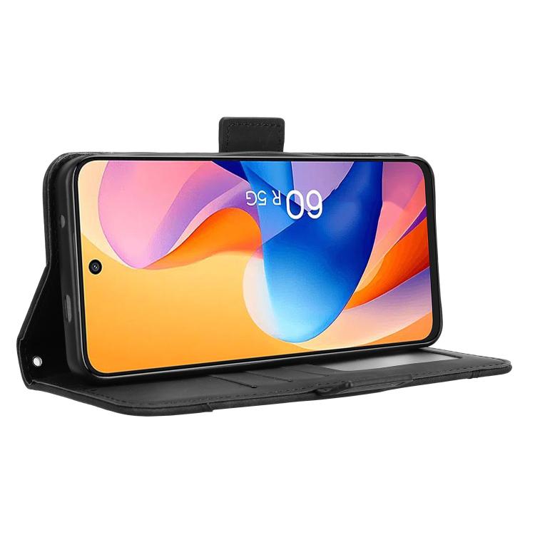 For TCL 60R 5G Skin Feel Calf Texture Card Slots Leather Phone Case