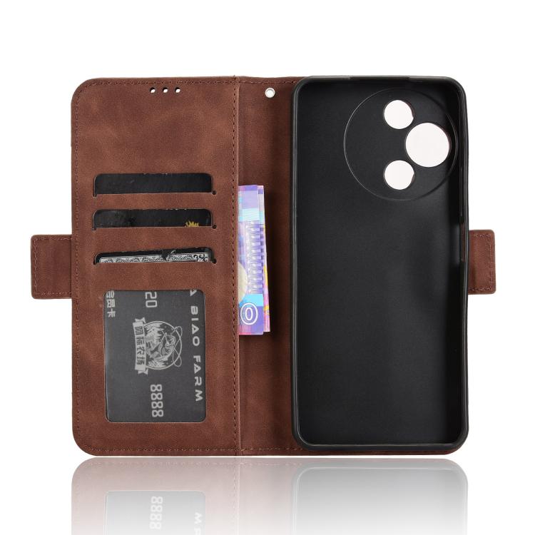 For TCL 60R 5G Skin Feel Calf Texture Card Slots Leather Phone Case