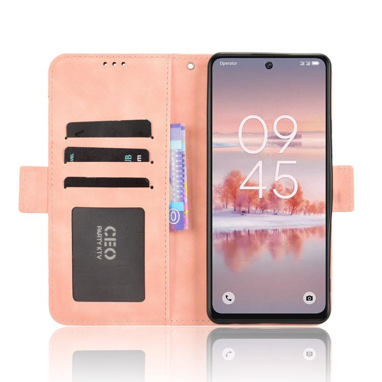 For TCL 60 NxtPaper Skin Feel Calf Texture Card Slots Leather Phone Case