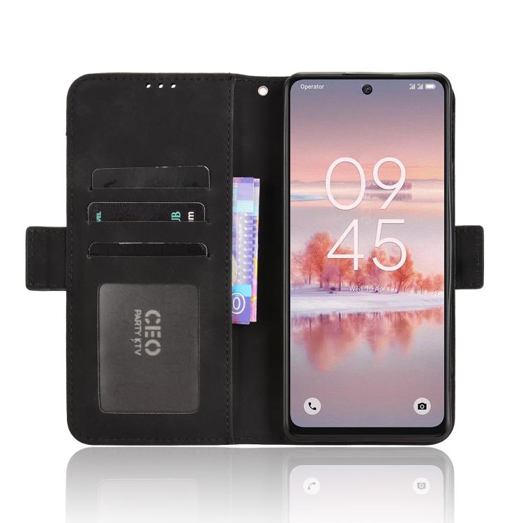 For TCL 60 NxtPaper Skin Feel Calf Texture Card Slots Leather Phone Case