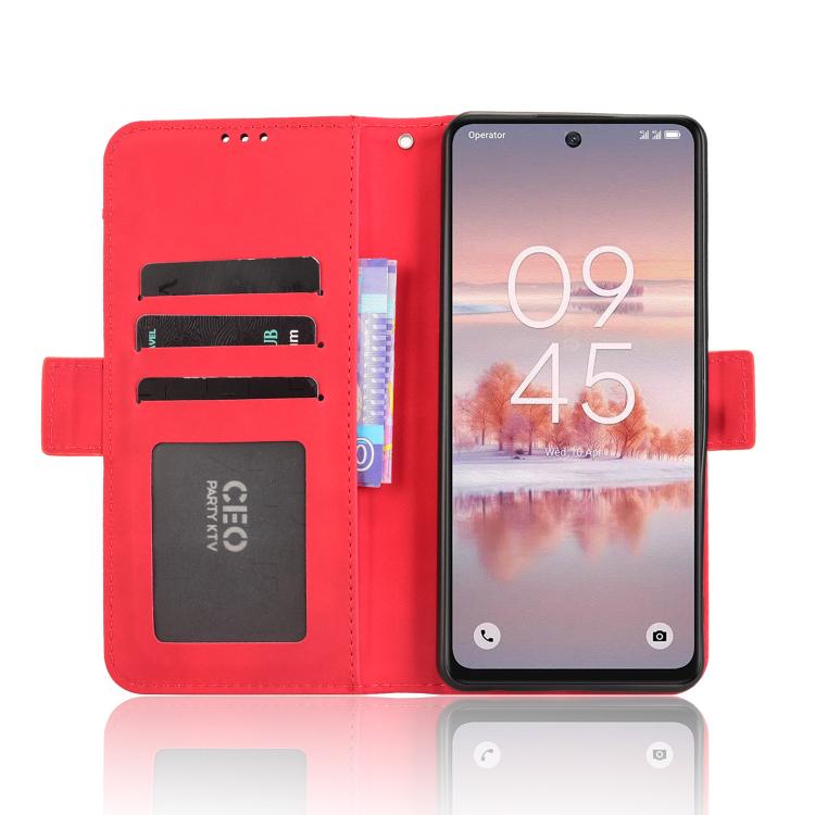 For TCL 60 NxtPaper Skin Feel Calf Texture Card Slots Leather Phone Case
