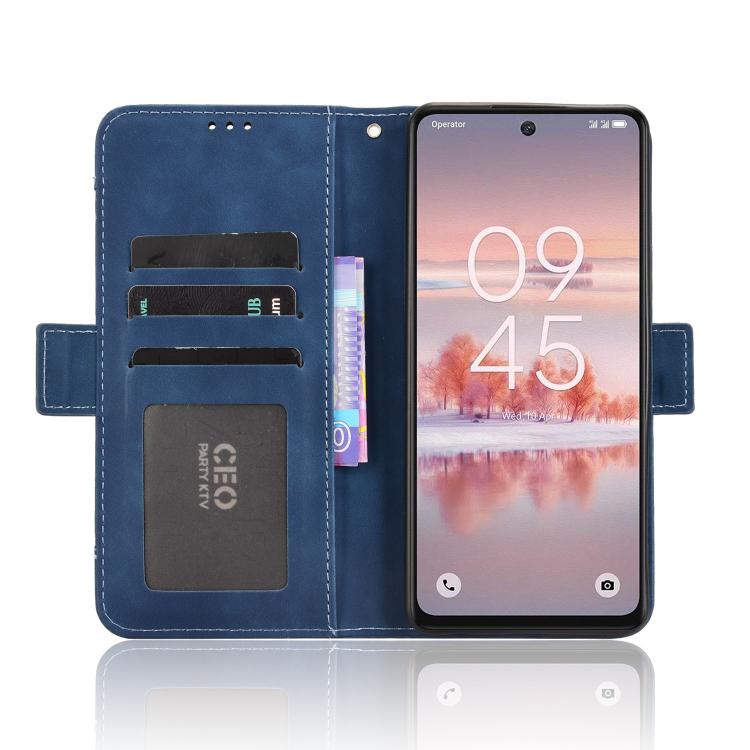 For TCL 60 NxtPaper Skin Feel Calf Texture Card Slots Leather Phone Case