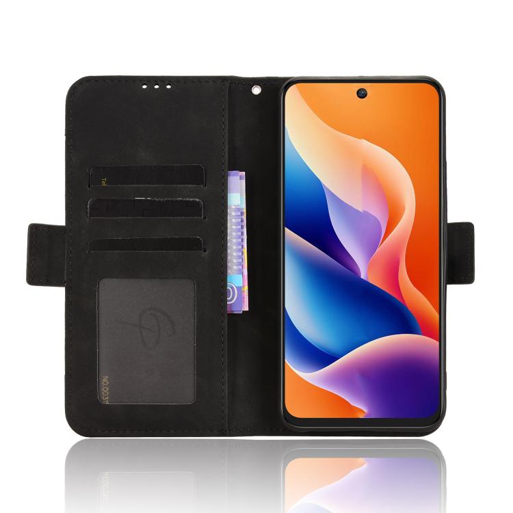 For TCL 605 / 60 SE Skin Feel Calf Texture Card Slots Leather Phone Case