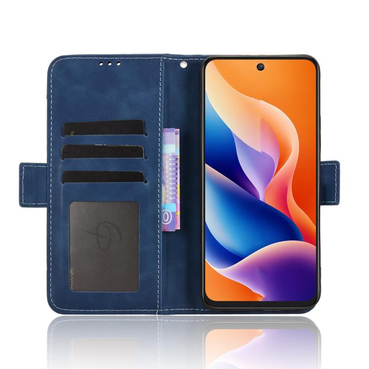 For TCL 605 / 60 SE Skin Feel Calf Texture Card Slots Leather Phone Case