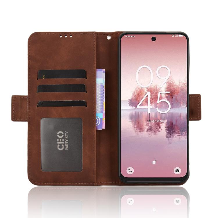 For TCL 60 SE NxtPaper 5G Skin Feel Calf Texture Card Slots Leather Phone Case