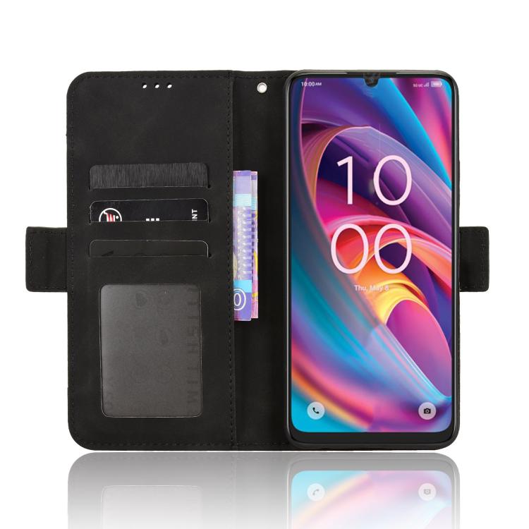 For TCL K32 5G / K33 5G Skin Feel Calf Texture Card Slots Leather Phone Case