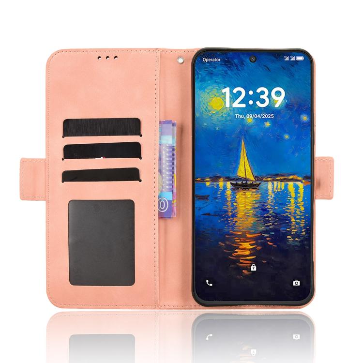 For TCL NxtPaper 60 Ultra 5G Skin Feel Calf Texture Card Slots Leather Phone Case