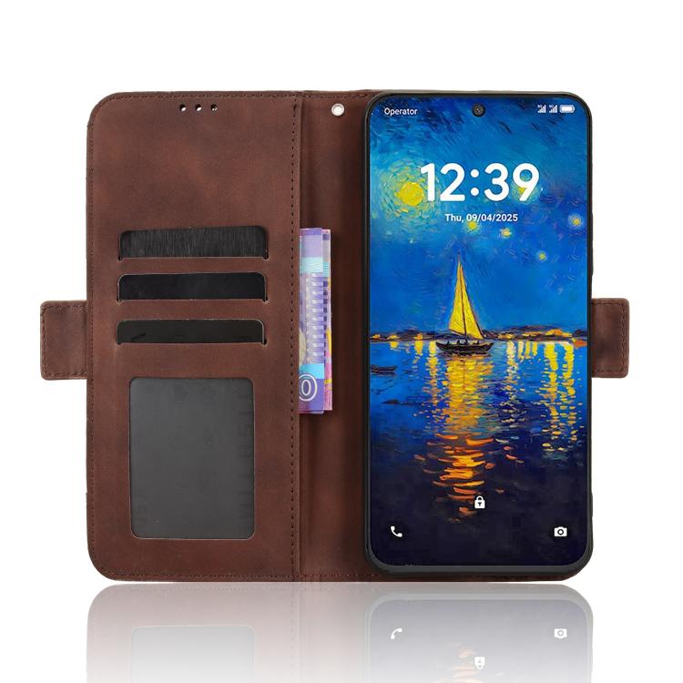 For TCL NxtPaper 60 Ultra 5G Skin Feel Calf Texture Card Slots Leather Phone Case