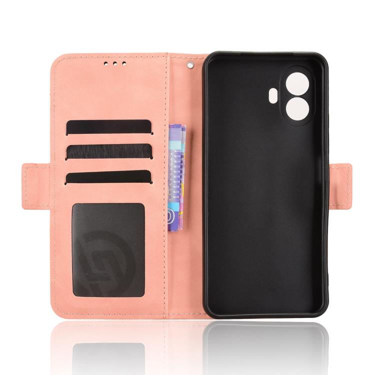 For TCL K70 SE T453D Skin Feel Calf Texture Card Slots Leather Phone Case