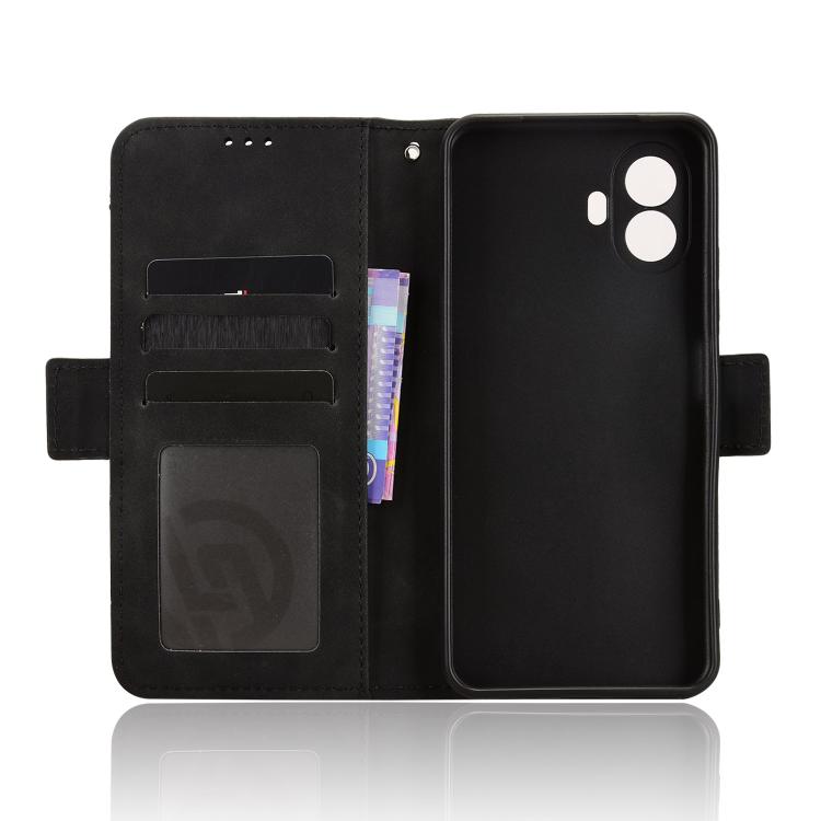 For TCL K70 SE T453D Skin Feel Calf Texture Card Slots Leather Phone Case