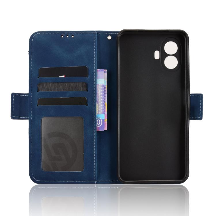 For TCL K70 SE T453D Skin Feel Calf Texture Card Slots Leather Phone Case