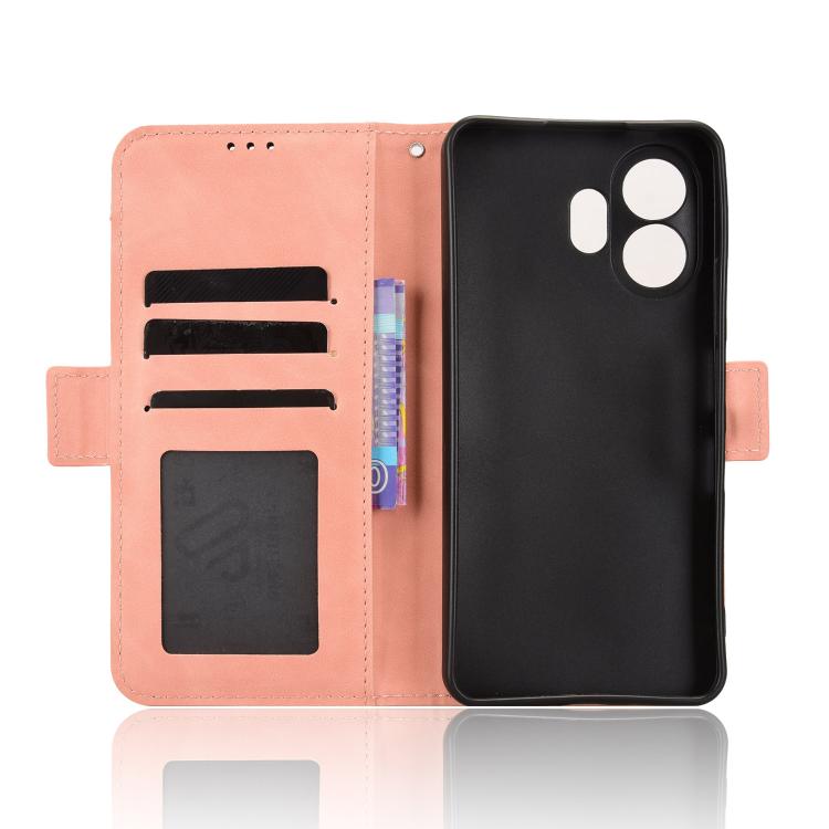 For TCL NxtPaper 70 Pro 5G Skin Feel Calf Texture Card Slots Leather Phone Case