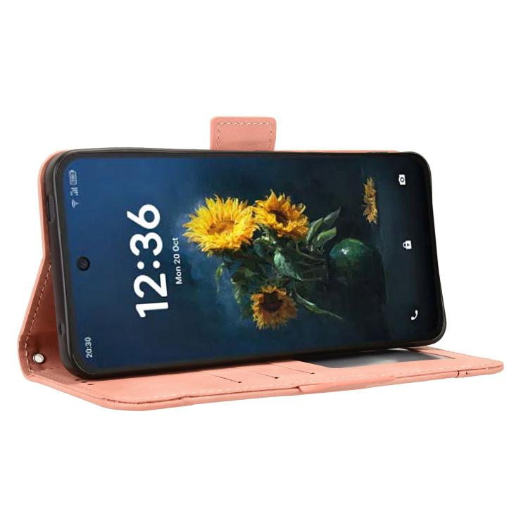 For TCL NxtPaper 70 Pro 5G Skin Feel Calf Texture Card Slots Leather Phone Case