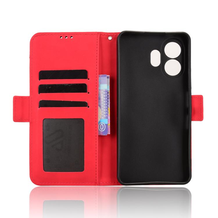 For TCL NxtPaper 70 Pro 5G Skin Feel Calf Texture Card Slots Leather Phone Case
