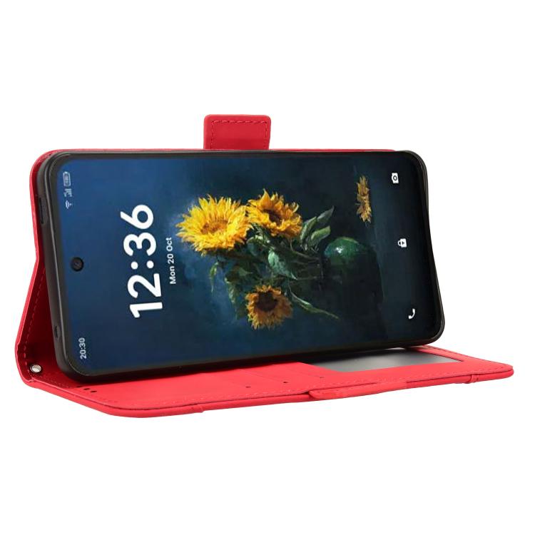 For TCL NxtPaper 70 Pro 5G Skin Feel Calf Texture Card Slots Leather Phone Case