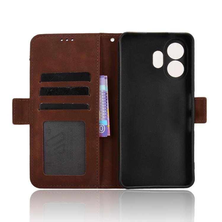For TCL NxtPaper 70 Pro 5G Skin Feel Calf Texture Card Slots Leather Phone Case