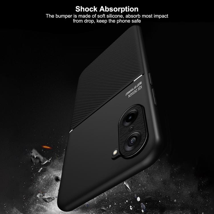 For OnePlus Ace 5 Racing / Nord CE5 Classic Tilt Strip Grain Magnetic PC Hybrid TPU Phone Case