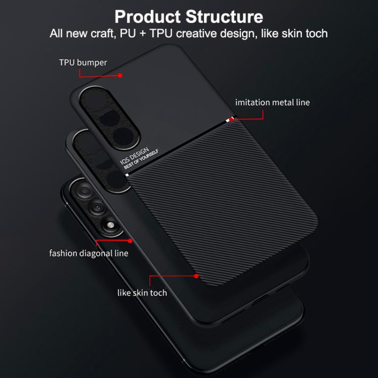 For OnePlus Ace 5 Ultra / Nord 5 Classic Tilt Strip Grain Magnetic PC Hybrid TPU Phone Case