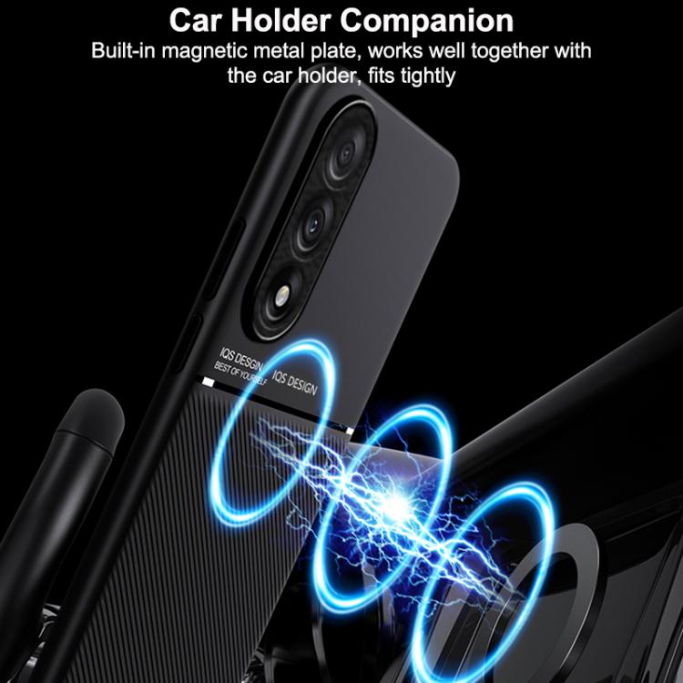 For OnePlus Ace 5 Ultra / Nord 5 Classic Tilt Strip Grain Magnetic PC Hybrid TPU Phone Case