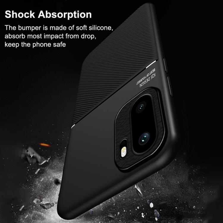 For OnePlus Ace 6 / Ace 6T / 15R Classic Tilt Strip Grain Magnetic PC Hybrid TPU Phone Case
