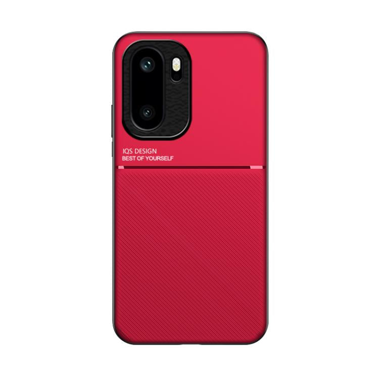 For OnePlus Ace 6 / Ace 6T / 15R Classic Tilt Strip Grain Magnetic PC Hybrid TPU Phone Case