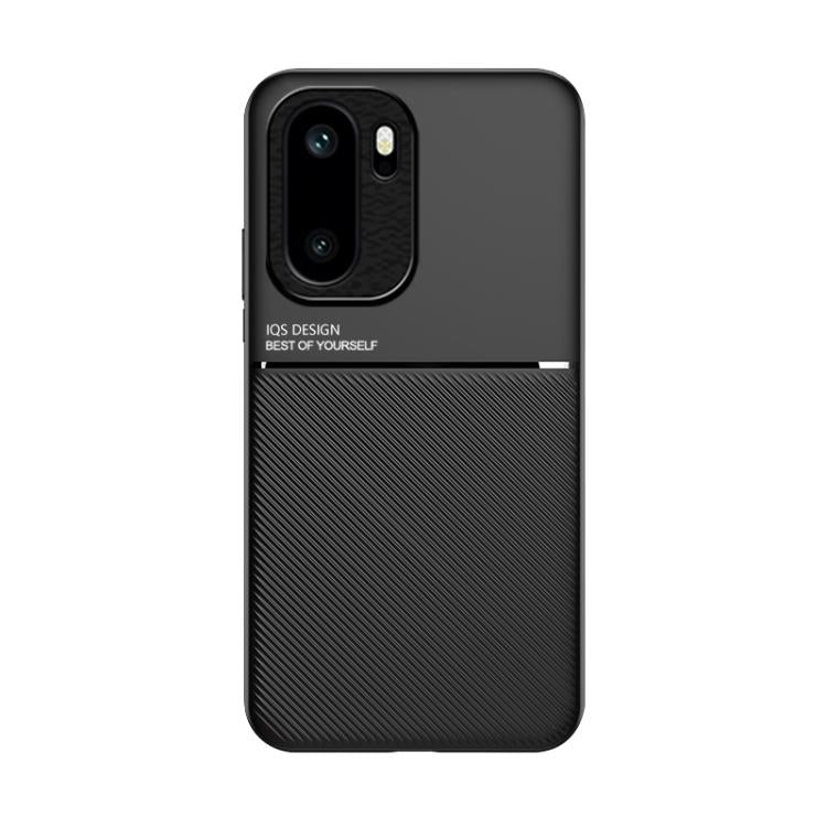 For OnePlus Ace 6 / Ace 6T / 15R Classic Tilt Strip Grain Magnetic PC Hybrid TPU Phone Case