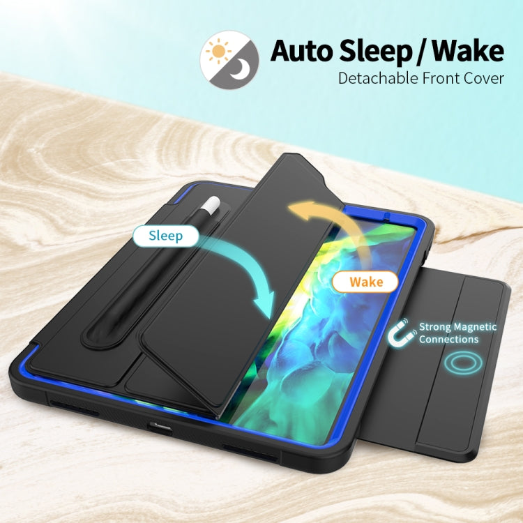 For iPad Pro 11 (2020) / (2018) Acrylic + TPU Horizontal Flip Smart Leather Tablet Case with Three-folding Holder & Pen Slot & Wake-up / Sleep Function