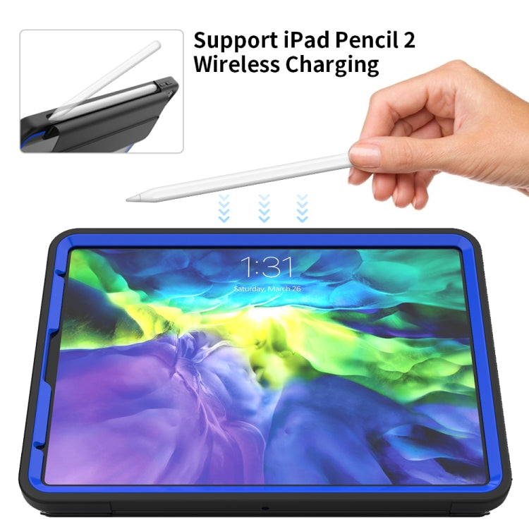 For iPad Pro 11 (2020) / (2018) Acrylic + TPU Horizontal Flip Smart Leather Tablet Case with Three-folding Holder & Pen Slot & Wake-up / Sleep Function