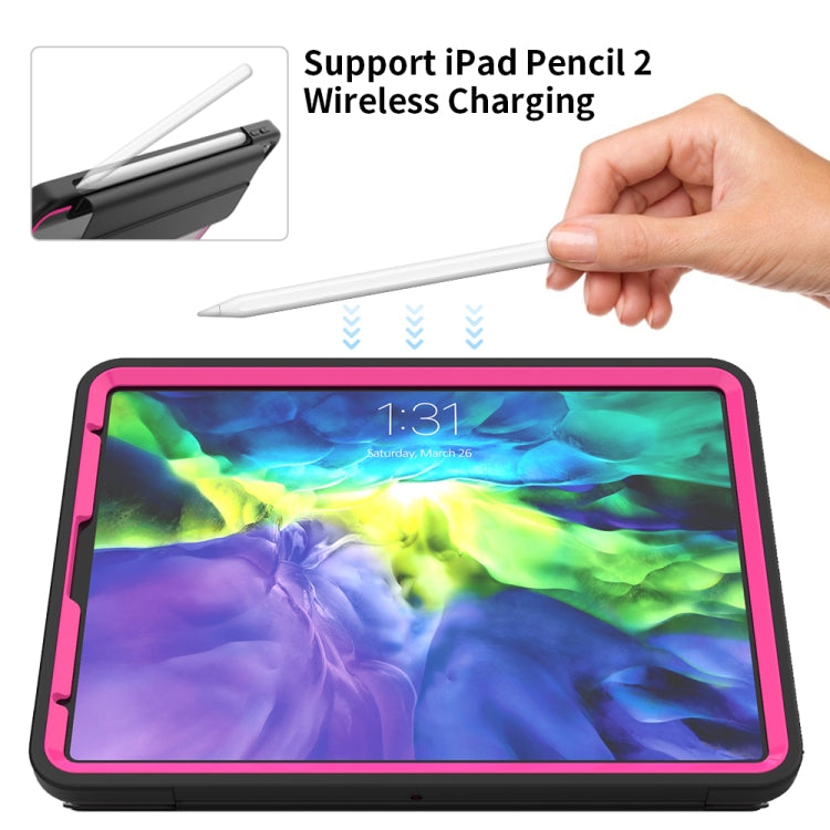For iPad Pro 11 (2020) / (2018) Acrylic + TPU Horizontal Flip Smart Leather Tablet Case with Three-folding Holder & Pen Slot & Wake-up / Sleep Function